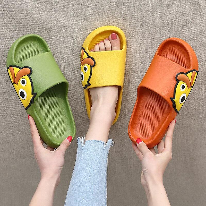 Rubber Beach Slides Waterproof Women Men's Slippers Sandals Cotoon Fur Thick Sole Winter Home Bath Shoes Memory Foam Bedroom Slippers Indoor Shoes Fuzzy Garden Waterproof Slippers Stevvex
