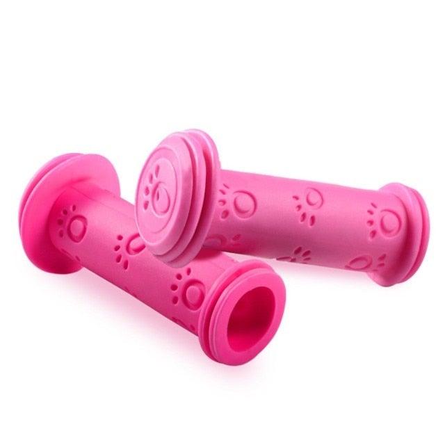 Rubber Bike Bicycle Handle Bar Grips Tricycle Scooter Handlebar For Kids Child Colorful Non-Slip Cycling Handlebar Grips New Kids Bike Security Grips With Impact Protection For Balance Bikes Stevvex