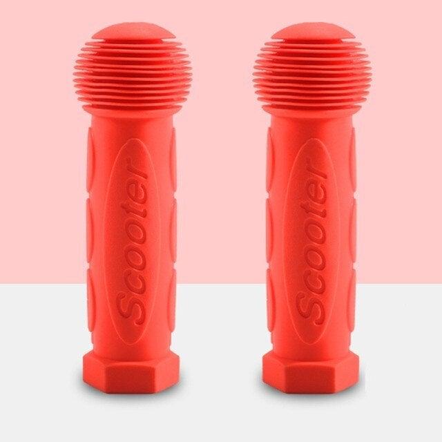 Rubber Bike Bicycle Handle Bar Grips Tricycle Scooter Handlebar For Kids Child Colorful Non-Slip Cycling Handlebar Grips New Kids Bike Security Grips With Impact Protection For Balance Bikes Stevvex