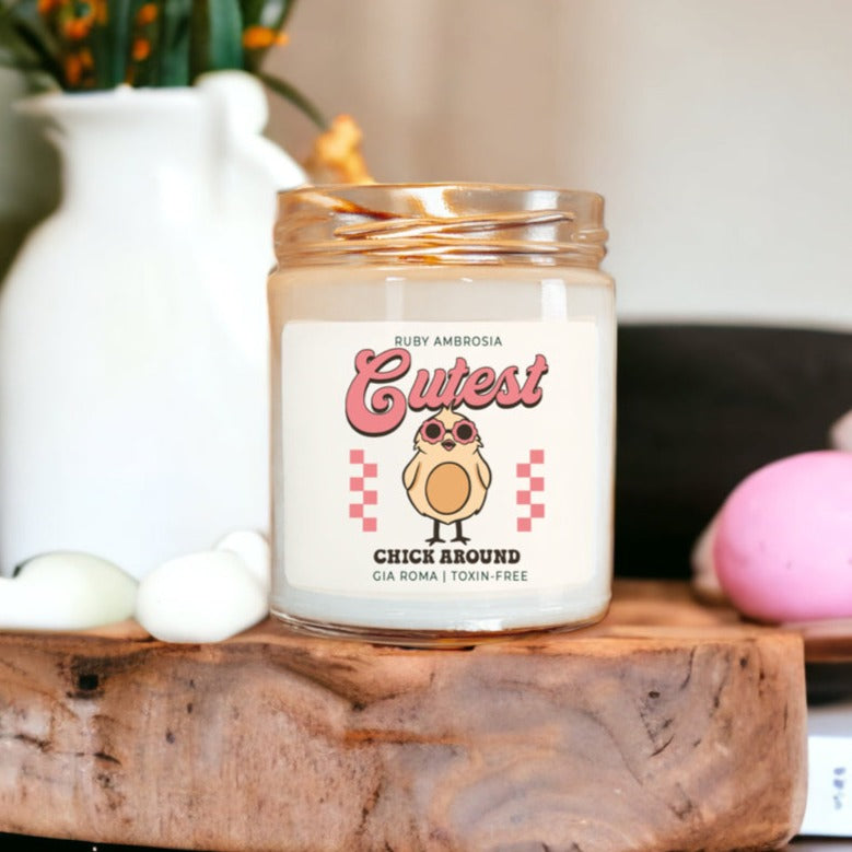Ruby Ambrosia Scented Soy Candle 9oz Sweet Red Fruit And Wine Aroma BandsCo Straps