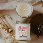 Ruby Ambrosia Scented Soy Candle 9oz Sweet Red Fruit And Wine Aroma BandsCo Straps
