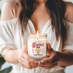 Ruby Ambrosia Scented Soy Candle 9oz Sweet Red Fruit And Wine Aroma BandsCo Straps