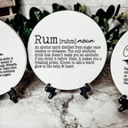 Funny Drink Definition Coasters Set Dictionary Quote Coasters For Bar And Countertop Decor BandsCo Straps