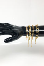 Run It Up Red Chain Bracelet Luxe Statement Jewelry