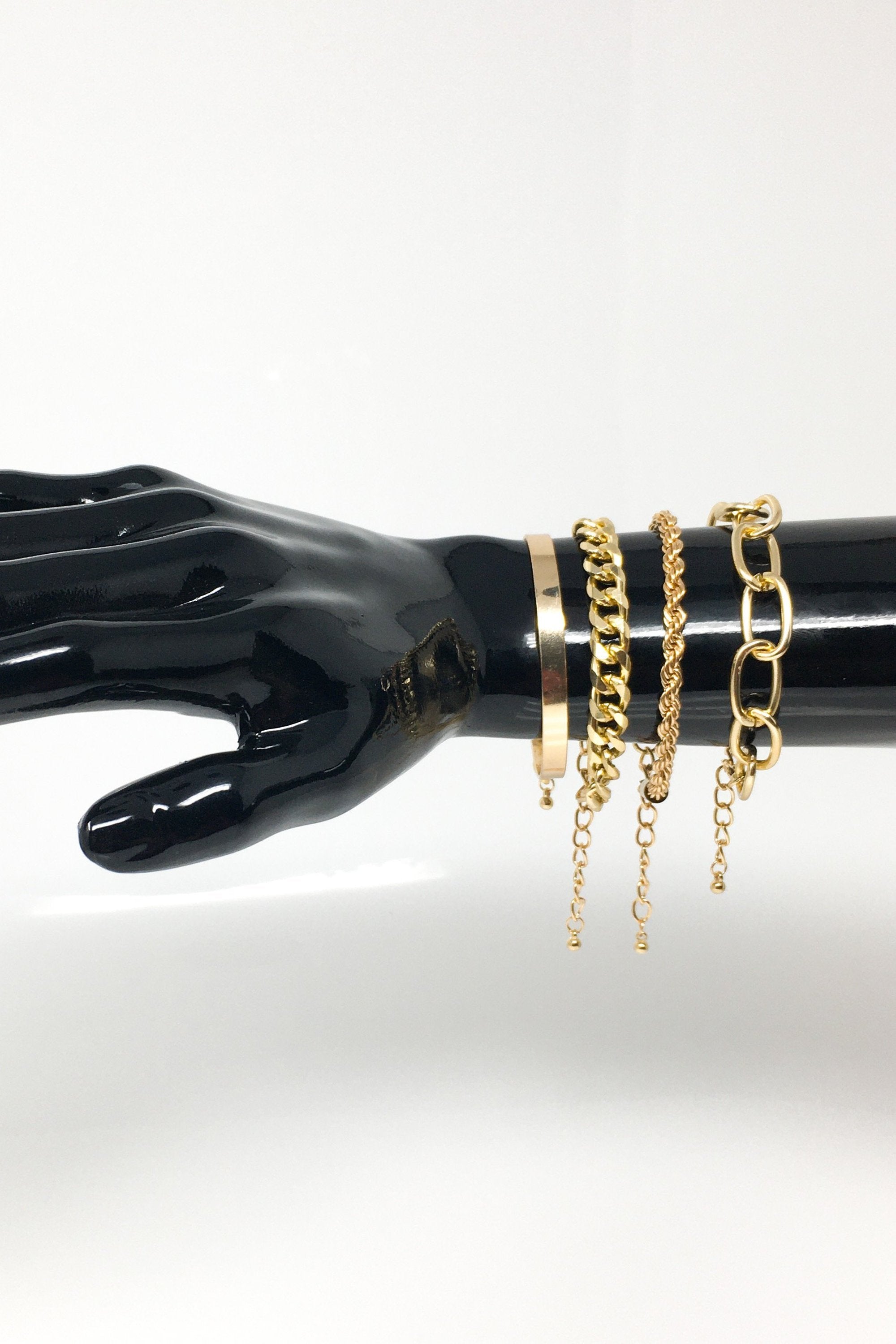 Run It Up Red Chain Bracelet Luxe Statement Jewelry