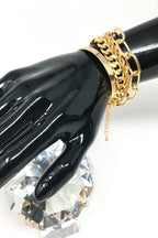 Run It Up Red Chain Bracelet Luxe Statement Jewelry