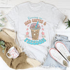 Running On Iced Coffee And Freedom Estd 1976 Tee