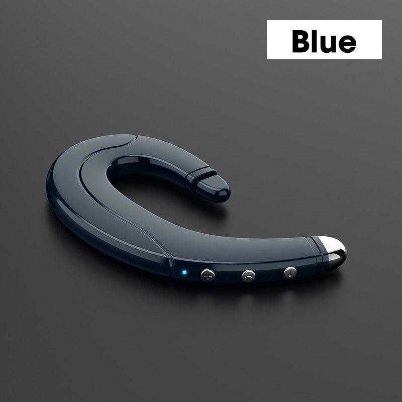 Running Sports Earphone BoneBluetooth Headphones True Wireless Earbuds with Charging Case IPX7 Waterproof Stereo Sound Earphones Built-in Mic in-Ear Headsets Deep Bass Conduction Ear Hook Bluetooth 5.0 HiFi Stereo Wireless Earphone Headset For  Headsets Stevvex