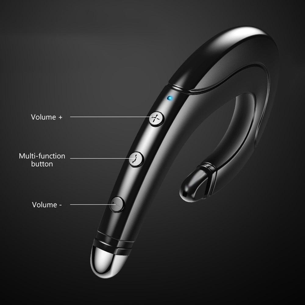 Running Sports Earphone BoneBluetooth Headphones True Wireless Earbuds with Charging Case IPX7 Waterproof Stereo Sound Earphones Built-in Mic in-Ear Headsets Deep Bass Conduction Ear Hook Bluetooth 5.0 HiFi Stereo Wireless Earphone Headset For  Headsets Stevvex