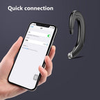 Running Sports Earphone BoneBluetooth Headphones True Wireless Earbuds with Charging Case IPX7 Waterproof Stereo Sound Earphones Built-in Mic in-Ear Headsets Deep Bass Conduction Ear Hook Bluetooth 5.0 HiFi Stereo Wireless Earphone Headset For  Headsets Stevvex