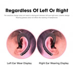 Running Sports Earphone BoneBluetooth Headphones True Wireless Earbuds with Charging Case IPX7 Waterproof Stereo Sound Earphones Built-in Mic in-Ear Headsets Deep Bass Conduction Ear Hook Bluetooth 5.0 HiFi Stereo Wireless Earphone Headset For  Headsets Stevvex