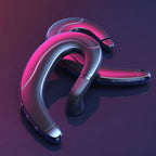 Running Sports Earphone BoneBluetooth Headphones True Wireless Earbuds with Charging Case IPX7 Waterproof Stereo Sound Earphones Built-in Mic in-Ear Headsets Deep Bass Conduction Ear Hook Bluetooth 5.0 HiFi Stereo Wireless Earphone Headset For  Headsets Stevvex