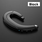 Running Sports Earphone BoneBluetooth Headphones True Wireless Earbuds with Charging Case IPX7 Waterproof Stereo Sound Earphones Built-in Mic in-Ear Headsets Deep Bass Conduction Ear Hook Bluetooth 5.0 HiFi Stereo Wireless Earphone Headset For  Headsets Stevvex