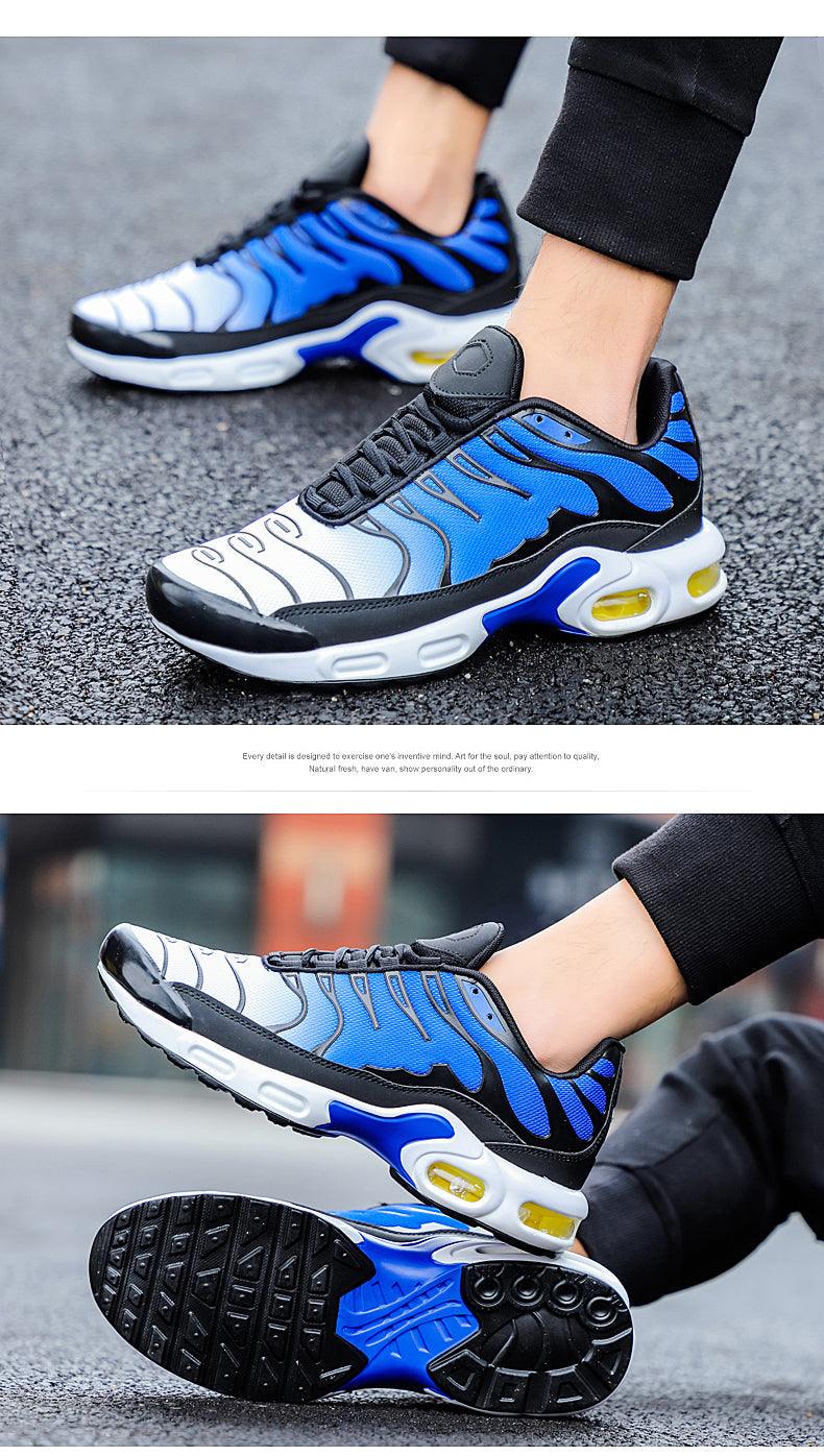 Running Unisex Athletics Air Cushion Jogging Walking Couples Gym Sport Sneakers Breathable Mesh Outdoor Workout Non Slip Walking Tennis Sneakers Stevvex