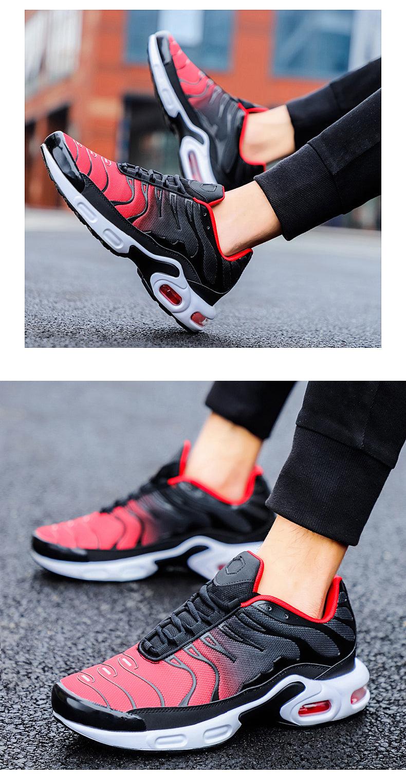 Running Unisex Athletics Air Cushion Jogging Walking Couples Gym Sport Sneakers Breathable Mesh Outdoor Workout Non Slip Walking Tennis Sneakers Stevvex