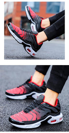 Running Unisex Athletics Air Cushion Jogging Walking Couples Gym Sport Sneakers Breathable Mesh Outdoor Workout Non Slip Walking Tennis Sneakers Stevvex