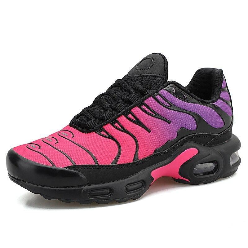 Running Unisex Athletics Air Cushion Jogging Walking Couples Gym Sport Sneakers Breathable Mesh Outdoor Workout Non Slip Walking Tennis Sneakers Stevvex