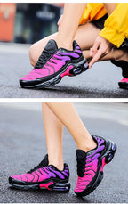 Running Unisex Athletics Air Cushion Jogging Walking Couples Gym Sport Sneakers Breathable Mesh Outdoor Workout Non Slip Walking Tennis Sneakers Stevvex