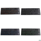 Russian Letters Keyboard Stickers Frosted PVC for Desktop Keyboard Keypad Laptop Perfect Fit Silicone Skin Keyboard Covers For Laptops Gaming Laptop Keyboard Skin Protector For Gaming Lovers