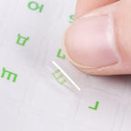 Russian Letters Transparent PVC Keyboard Stickers Waterproof Self-adhesive Multicolor Cover Sticker Keyboard Protector Stickers Stevvex