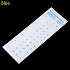Russian Letters Transparent PVC Keyboard Stickers Waterproof Self-adhesive Multicolor Cover Sticker Keyboard Protector Stickers Stevvex