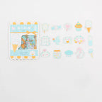 Cute Cartoon Animal & Fruit PVC Sticker Pack (45 pcs) Pi-Mart