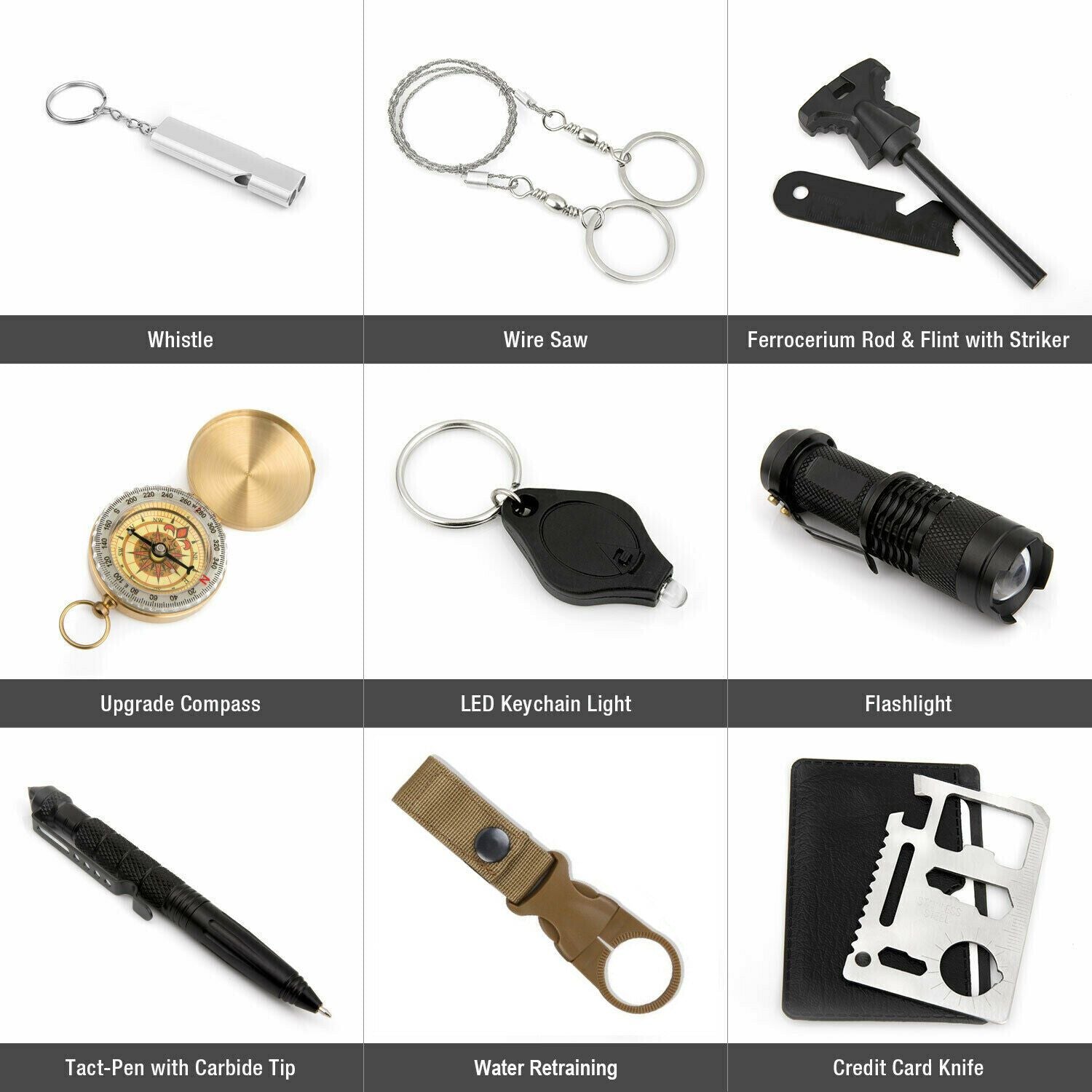 AdventureGuard: 14-in-1 Survival & Safety Kit - SJB-DIAMOND ELITES