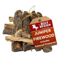 18 LB. Juniper Firewood & Fatwood Firestarter Aromatic & Seasoned Wood Logs Fire Wood Fire Logs Perfect Fire Starter for Fire Pit Fireplace Campfires & Outdoor BBQ Grilling by Billy Buckskin Co. Lootquake LLC