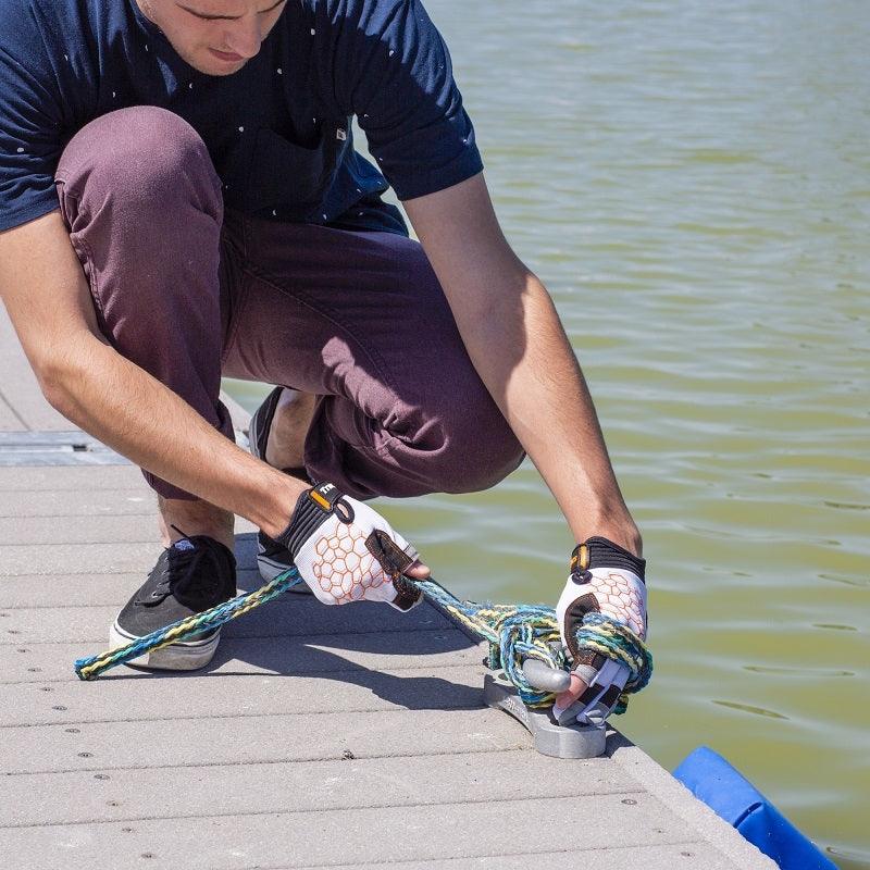 Sailing Gloves 2 Cut Fingers Unisex For Kayaking, Water Sports 8683 - SJB-DIAMOND ELITES