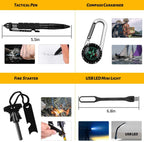 Military Outdoor 60 in 1 Emergency Survival Kit THRIXINE