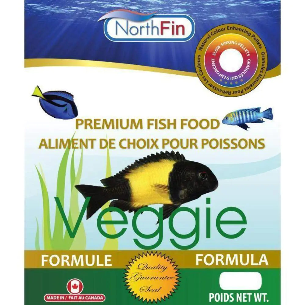Northfin Fish Food Veggie Formula Slow Sinking Pellets (1mm 500g) Lootquake LLC