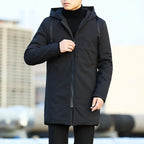 Men's Casual Thick Hooded Jacket Pi-Mart
