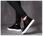 Men's High-Top Chelsea Boots - Genuine Leather Casuals Pi-Mart