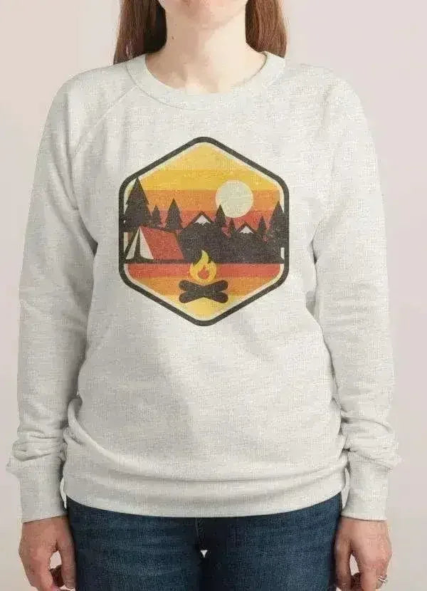 RETRO CAMPING WOMEN SWEAT SHIRT - SJB-DIAMOND ELITES
