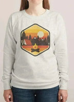 RETRO CAMPING WOMEN SWEAT SHIRT - SJB-DIAMOND ELITES