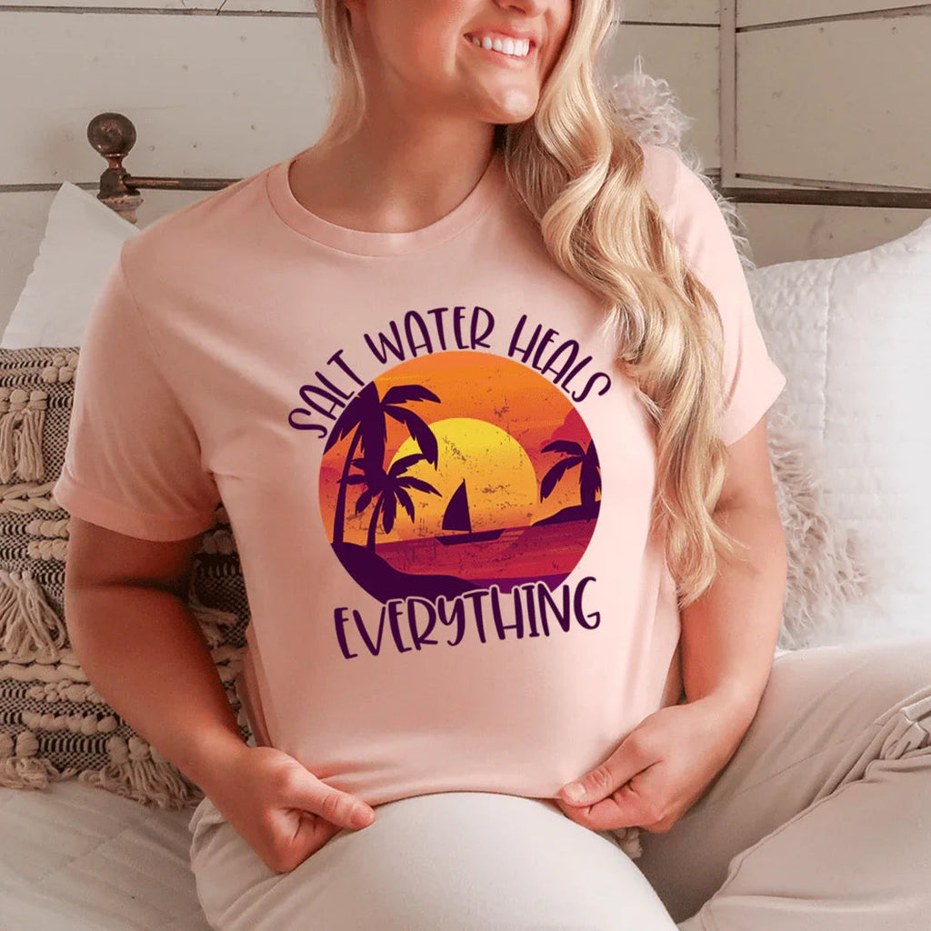 Salt Water Heals Everything Tee - SJB-DIAMOND ELITES