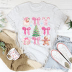 Santa Pink Coquette Tee