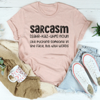 Sarcasm Like Puching Someone In The Face But With Words Tee Peachy Sunday