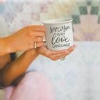 Sarcasm Is My Love Language Ceramic Coffee Mug 14.5oz Funny Sarcastic Gift BandsCo Straps