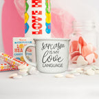Sarcasm Is My Love Language Ceramic Coffee Mug 14.5oz Funny Sarcastic Gift BandsCo Straps