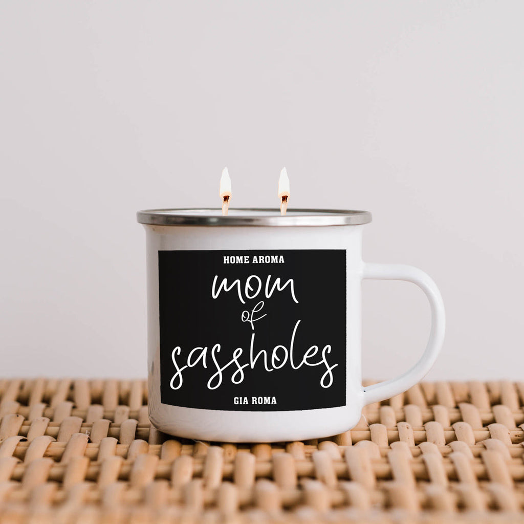 Mothers Day Candle Mug 16oz Reusable Metal Candle Soy Gift BandsCo Straps