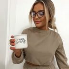 Sassy Savage 14.5oz Coffee Mug Ceramic Funny Sarcastic Sassy Quote Gift BandsCo Straps