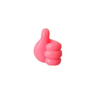 Self-Adhesive Wall Decoration Hook Creative Silicone Thumb Key Hanger Hook Home/Office Data Cable Clip Wire Desk Organizer Silicone Thumb Wall Hook Adhesive Thumb Multifunctional Clip Holder Stevvex