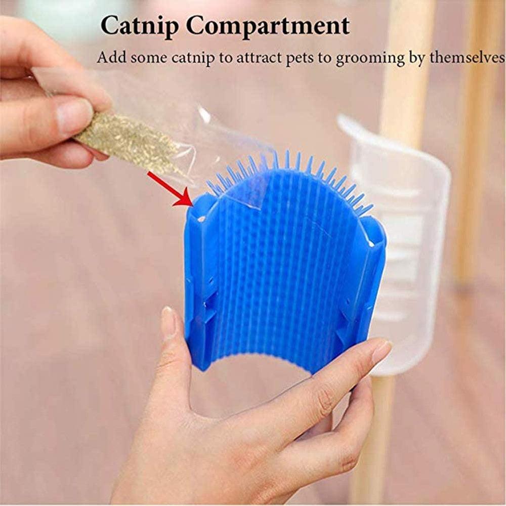 Self Groomer Cat Brush Angle Cat Massager Cat Accessories Self-raising Beautician Massage Comb Cat Toy Cat Supplies Teasing Cat  Self Groomer Cat Brush Interactive Cat Toy Stevvex