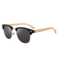 Semi Rimless Frame Driving Sunglasses Men Black Business Design Sun Glasses Stylish Cool Polarized Sunglasses For Men  Retro Frame New Driving Sunglasses Outdoor Round Shaped Elegant Shades  Comfortable Eyewear Stevvex