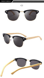 Semi Rimless Frame Driving Sunglasses Men Black Business Design Sun Glasses Stylish Cool Polarized Sunglasses For Men  Retro Frame New Driving Sunglasses Outdoor Round Shaped Elegant Shades  Comfortable Eyewear Stevvex