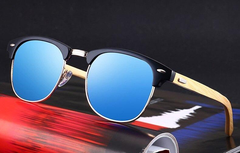 Semi Rimless Frame Driving Sunglasses Men Black Business Design Sun Glasses Stylish Cool Polarized Sunglasses For Men  Retro Frame New Driving Sunglasses Outdoor Round Shaped Elegant Shades  Comfortable Eyewear Stevvex