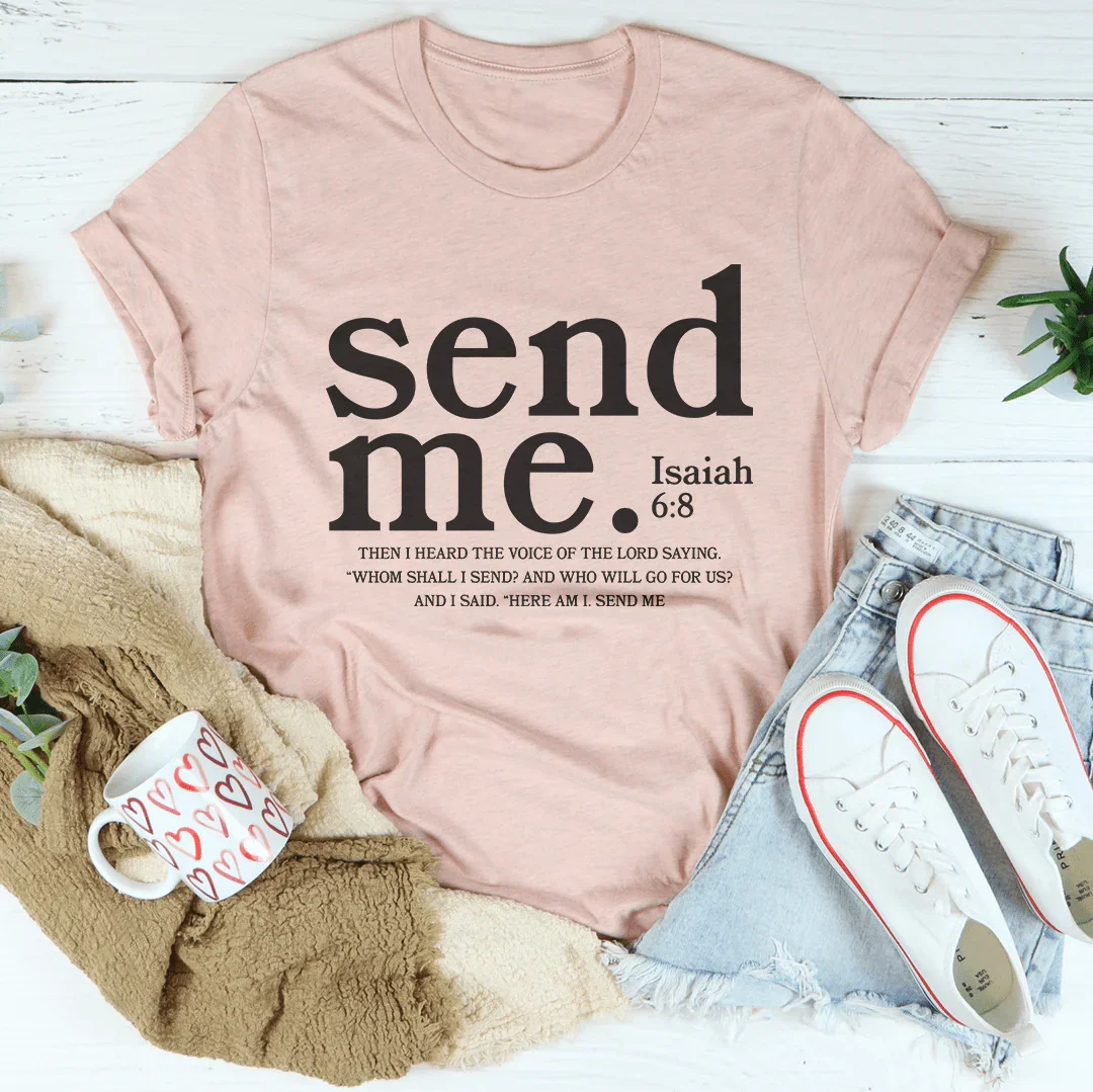 Send Me Isaiah Tee Peachy Sunday