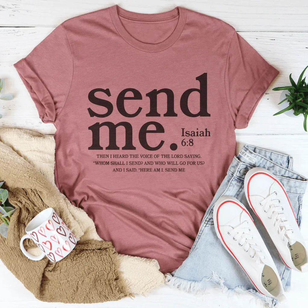 Send Me Isaiah Tee Peachy Sunday