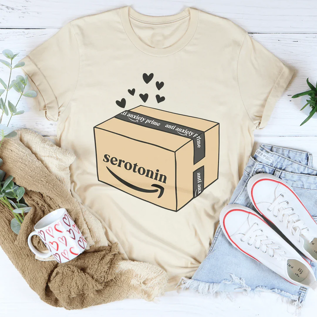 Serotonin Tee Peachy Sunday